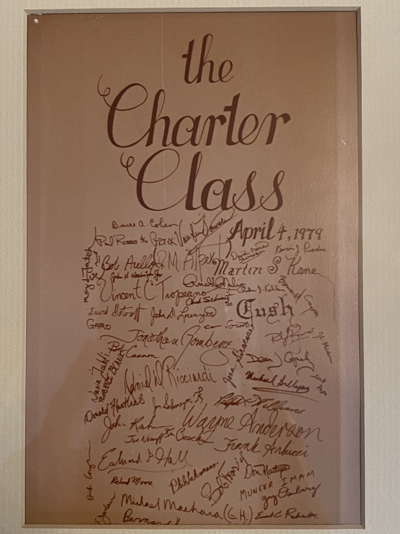 Charter Class Plaque