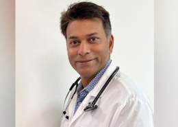 Dr. Sharad Dass, a critical care pulmonologist and the director of medical education at O’Connor Hospital.