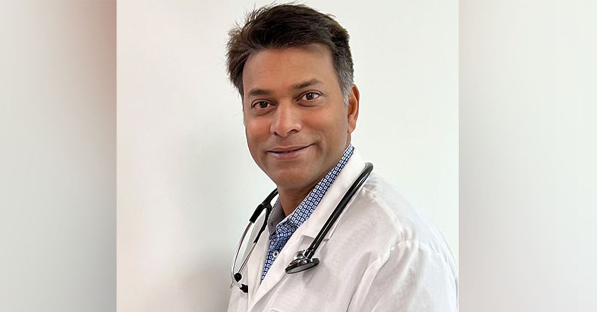 Dr. Sharad Dass, a critical care pulmonologist and the director of medical education at O’Connor Hospital.