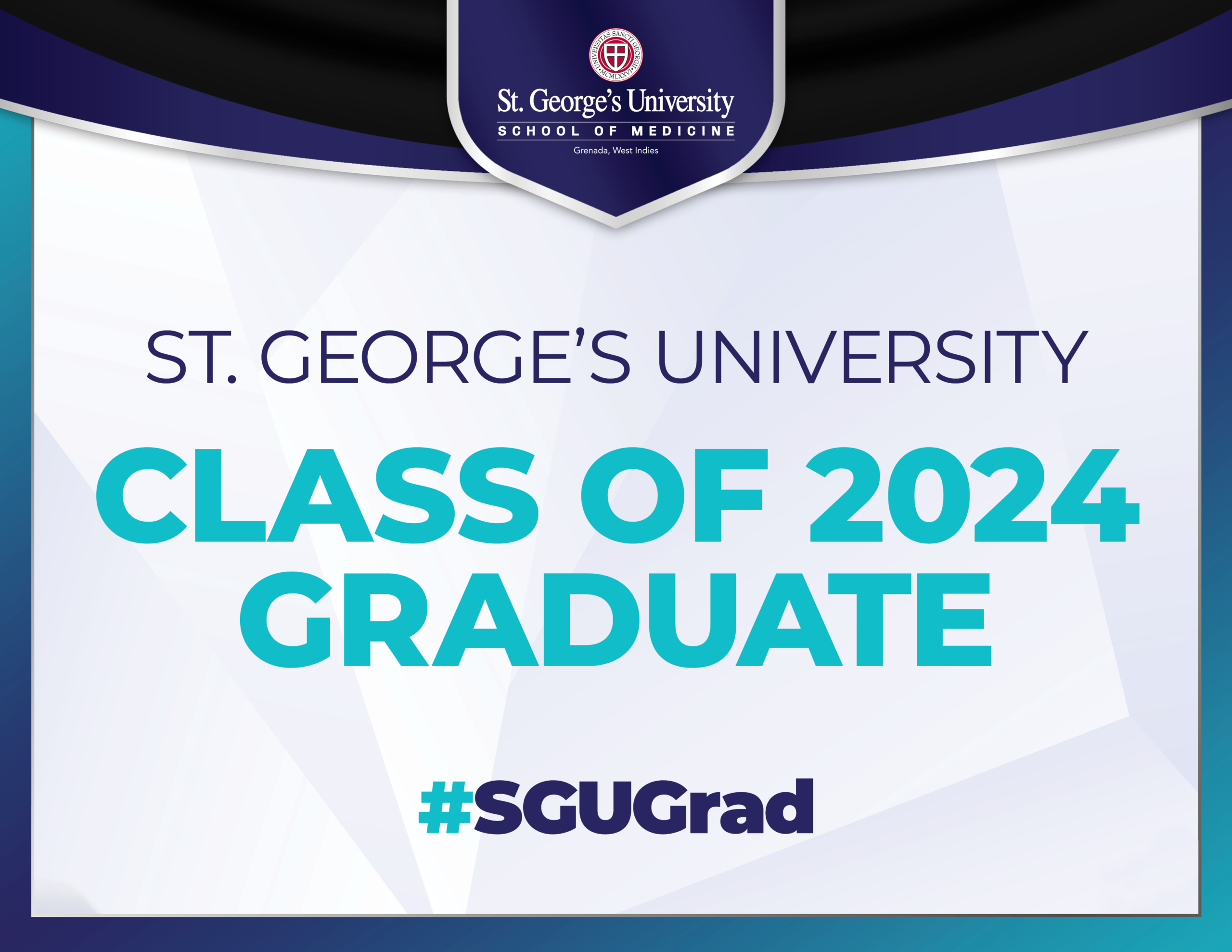 SGU SOM Class of 2024 Graduate Sign