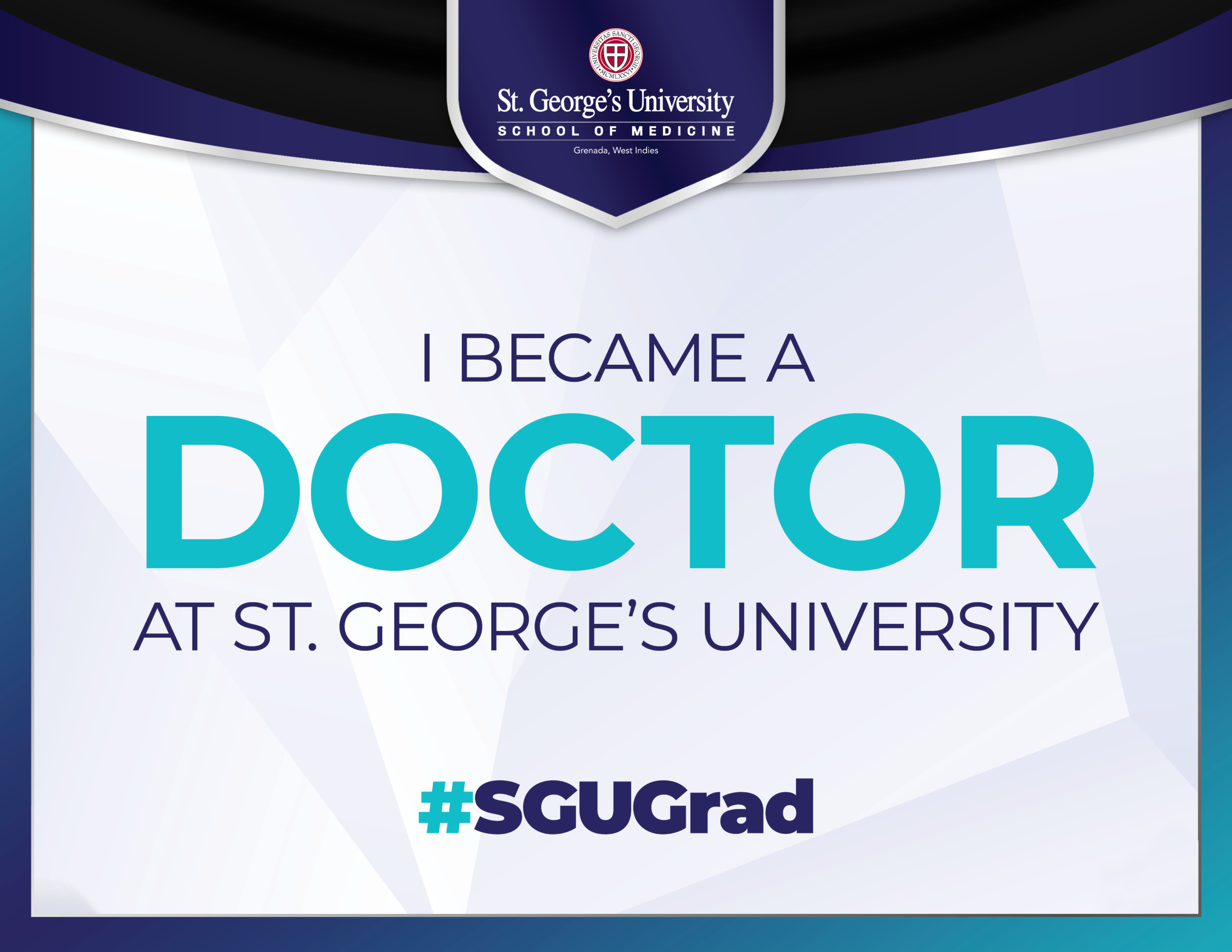 I became a Doctor at SGU Sign