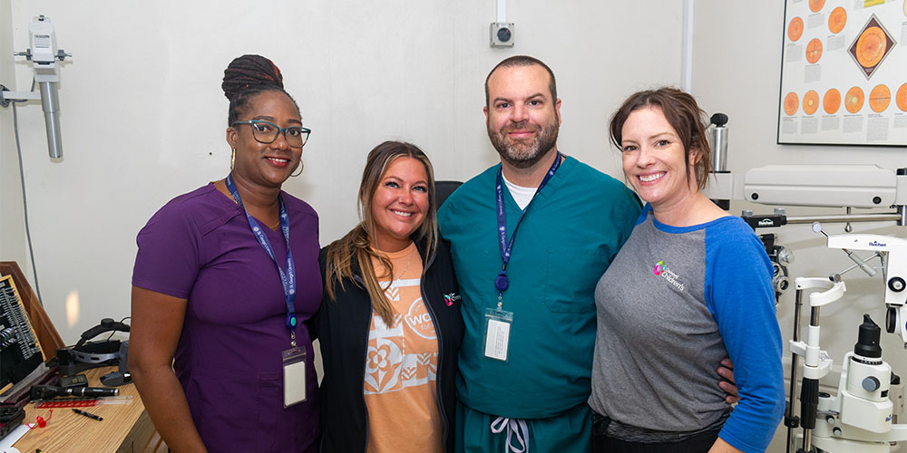 Ms. TracyAnn Frederick, Ms. Payge Lipscomb, Dr. Michael Gray, Ms. Leigh Taylor Langdon (Left to right)