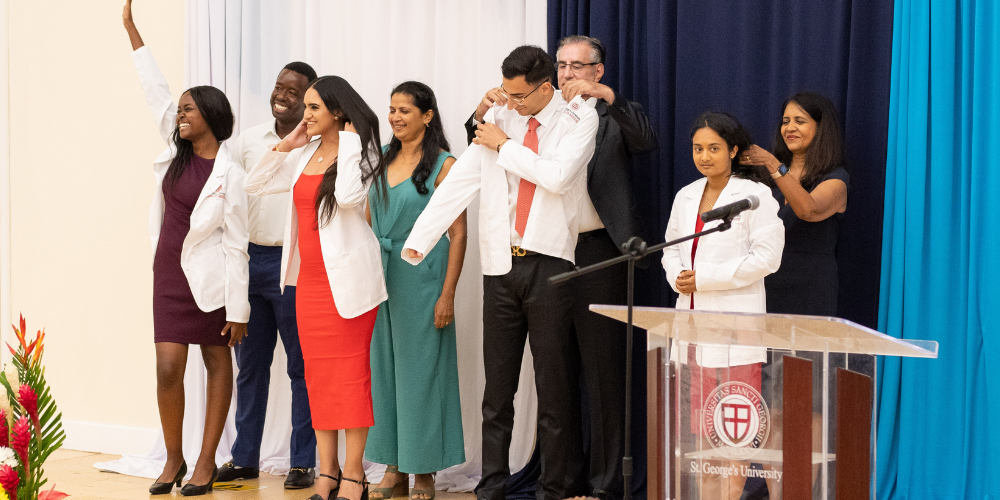 Students coated at ceremony