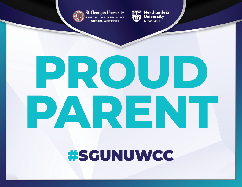 Proud Parent of an SGU NU WCC Graduate Sign