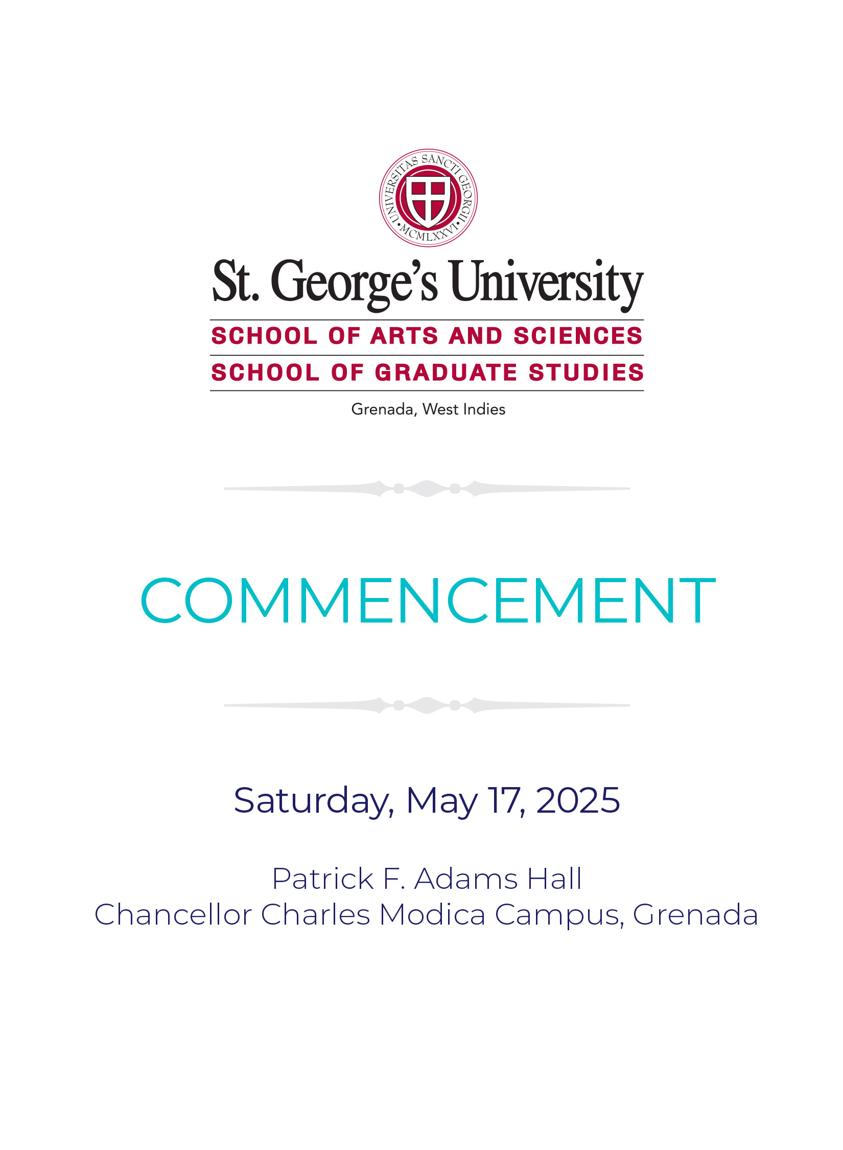 Grenada Commencement Program
